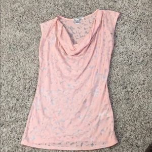 Kenneth Cole tank with drape neckline - small